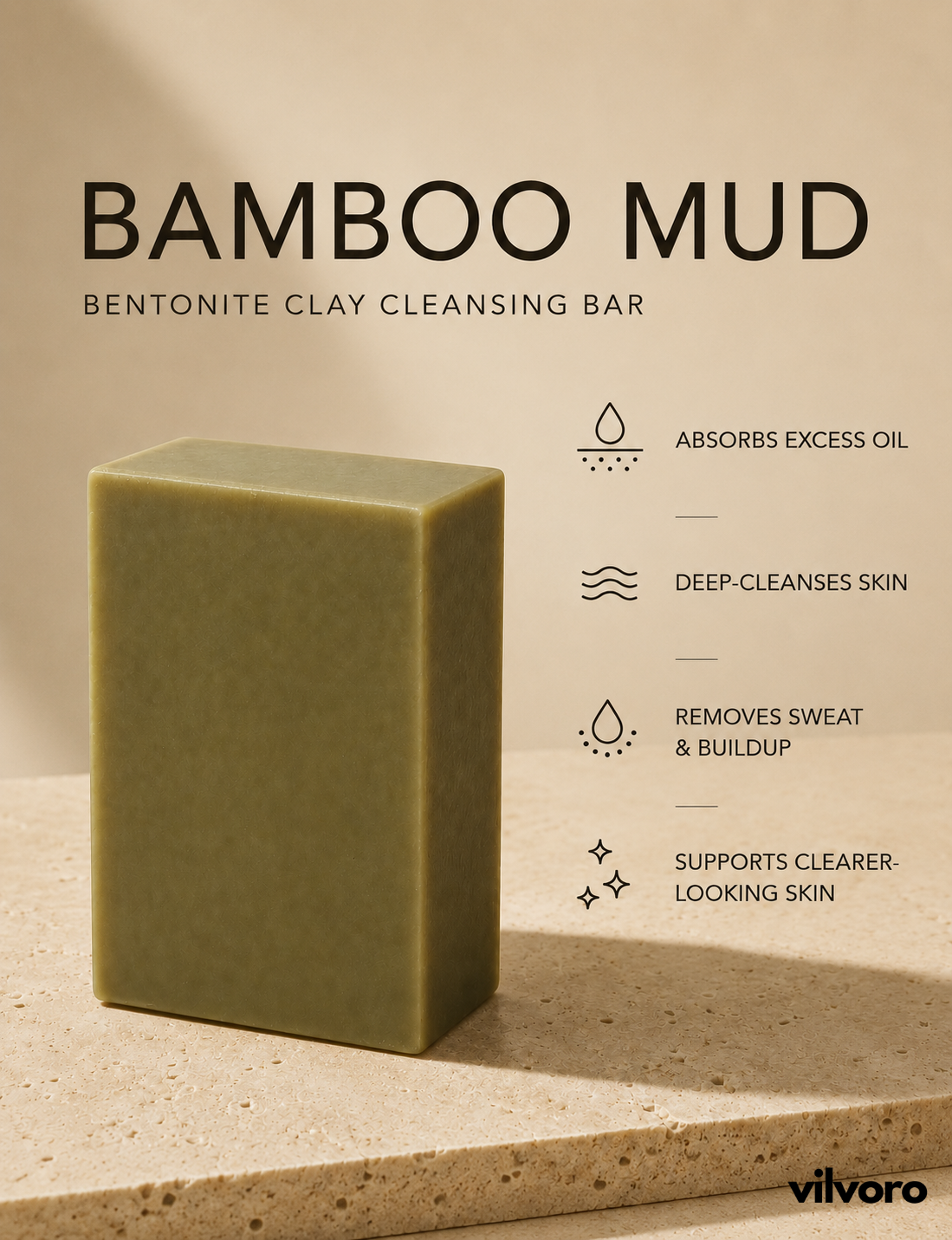 Bamboo Mud — Backline Clarifying Bar shown with its packaging