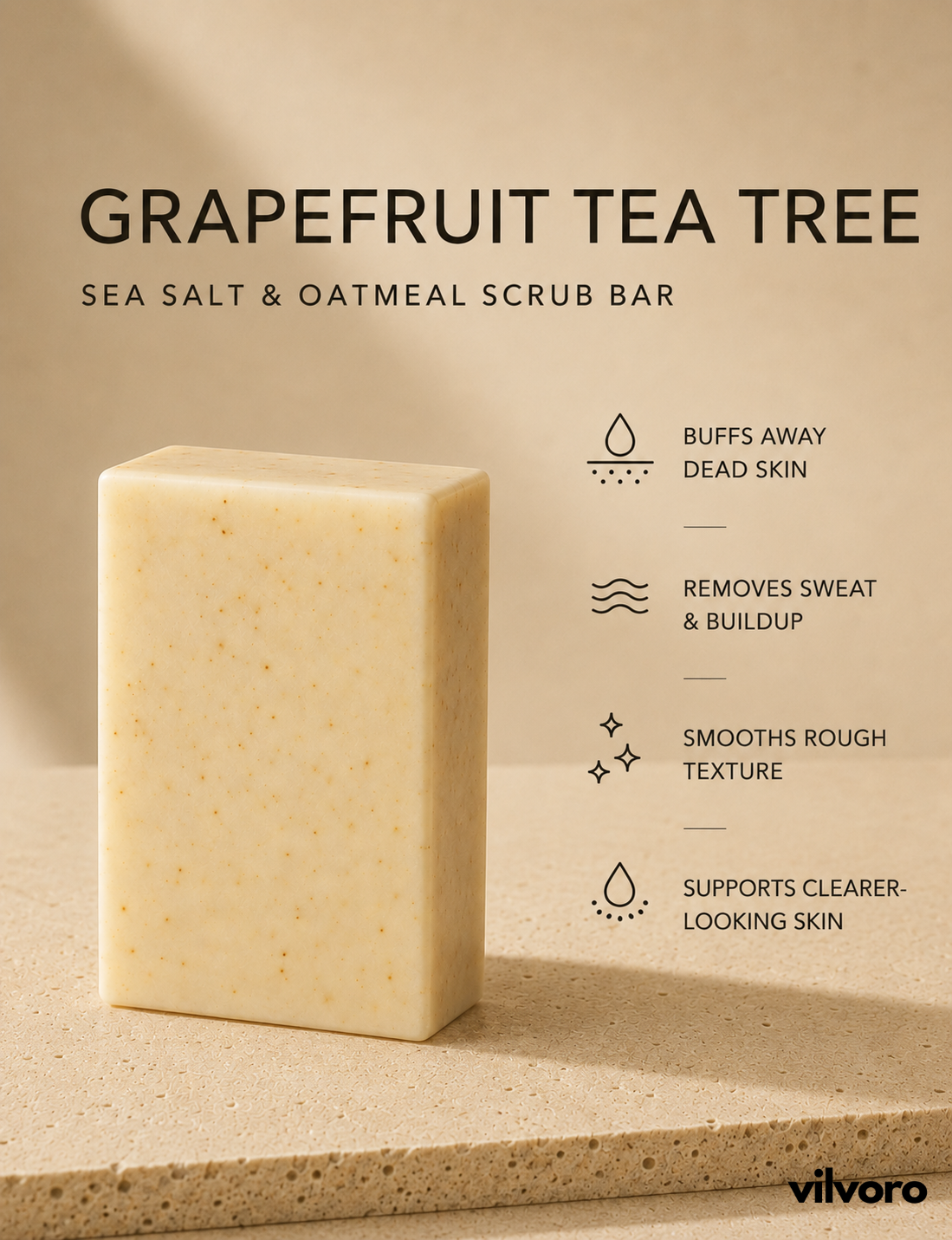 Grapefruit Tea Tree — Backline Clarifying Bar shown with its packaging